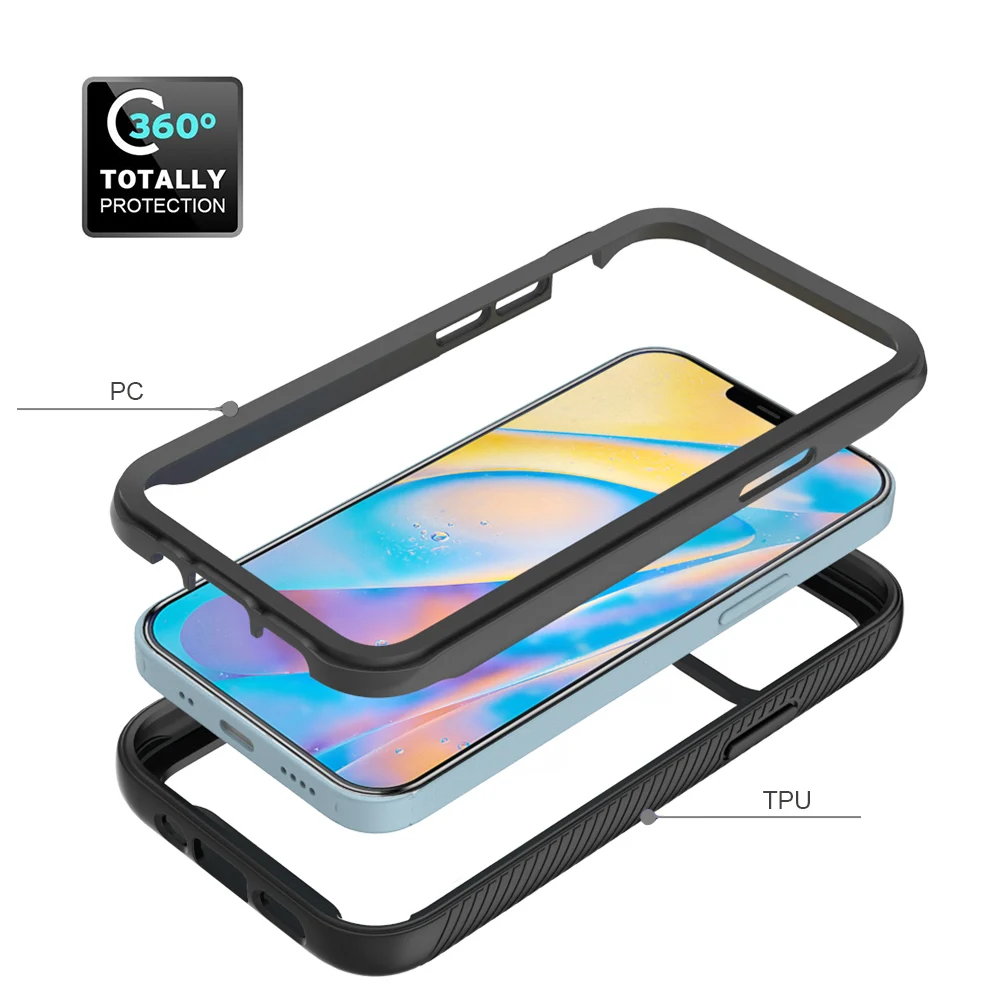 

Luxury Shockproof Clear Phone Case For iPhone 11 12 Mini Pro X XS XR Max 7 8 6 6S Plus SE 2020 Transparent Frame PC Back Cover