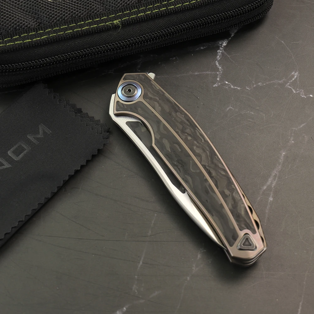 Новый складной нож VENOM лезвие M390 уличный инструмент карманный для повседневного