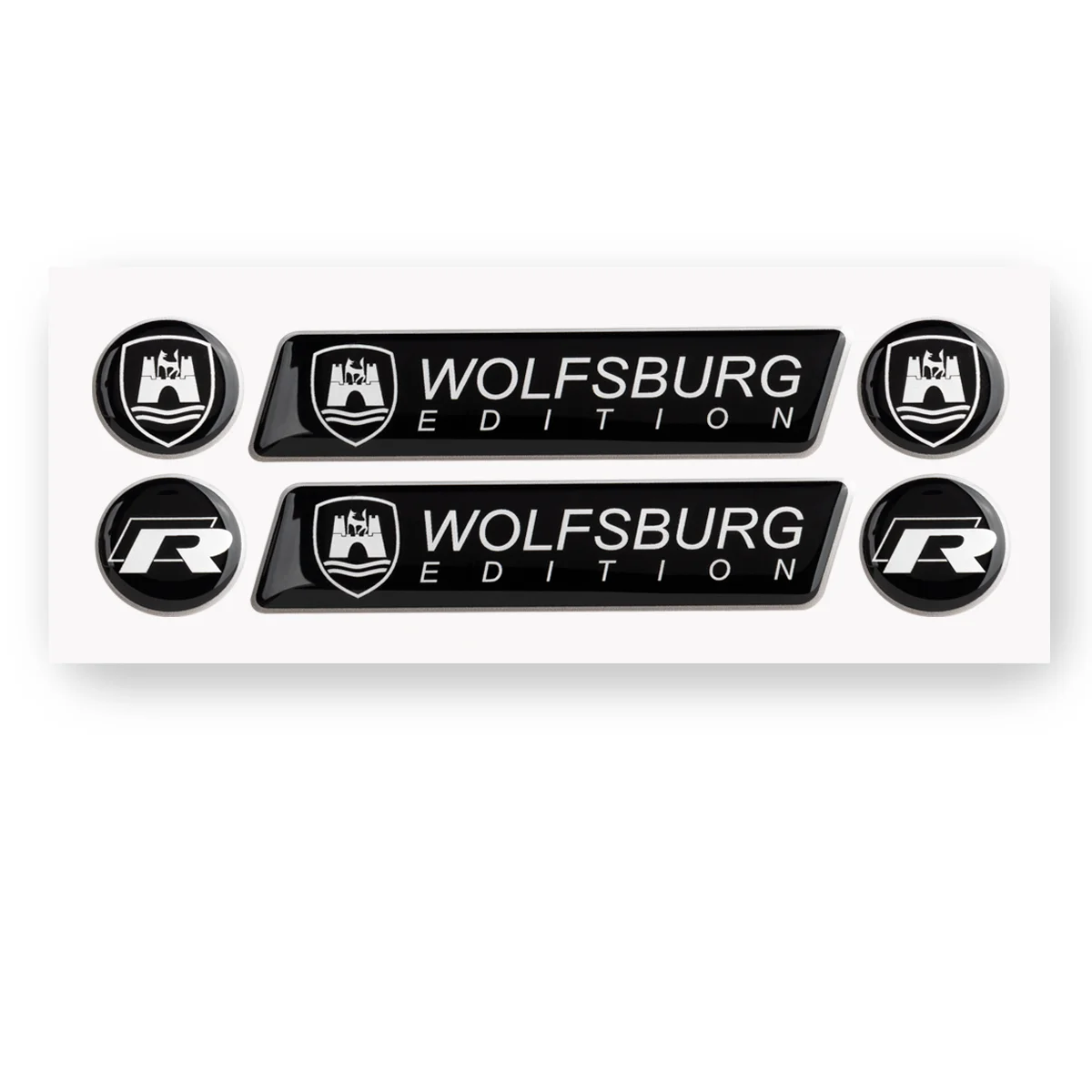 Набор наклеек для автомобиля VOLKSWAGEN R 3D DROP 6 LI | Автомобили и мотоциклы