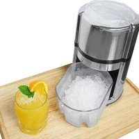 jrm0215 household hand cranked ice crusher small size home appliances for ktv bar milk tea shop mini crison stainless steel