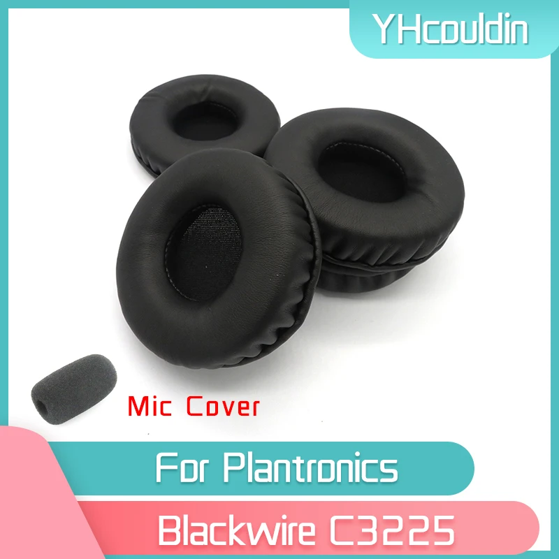 Вкладыши YHcouldin для наушников Plantronics Blackwire C3225, Сменные аксессуары для наушников из мятой кожи