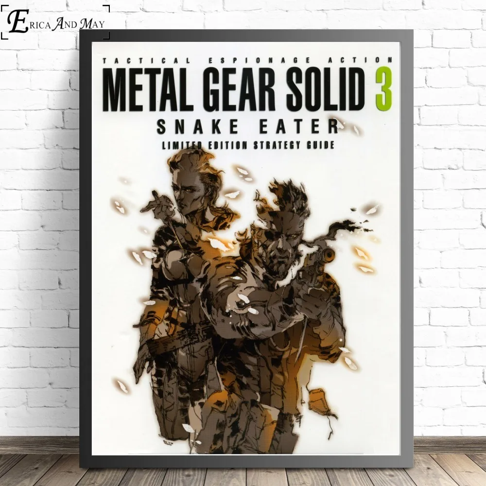 Металлическая Шестерня твердый MGS видео игра плакат и печать на холсте