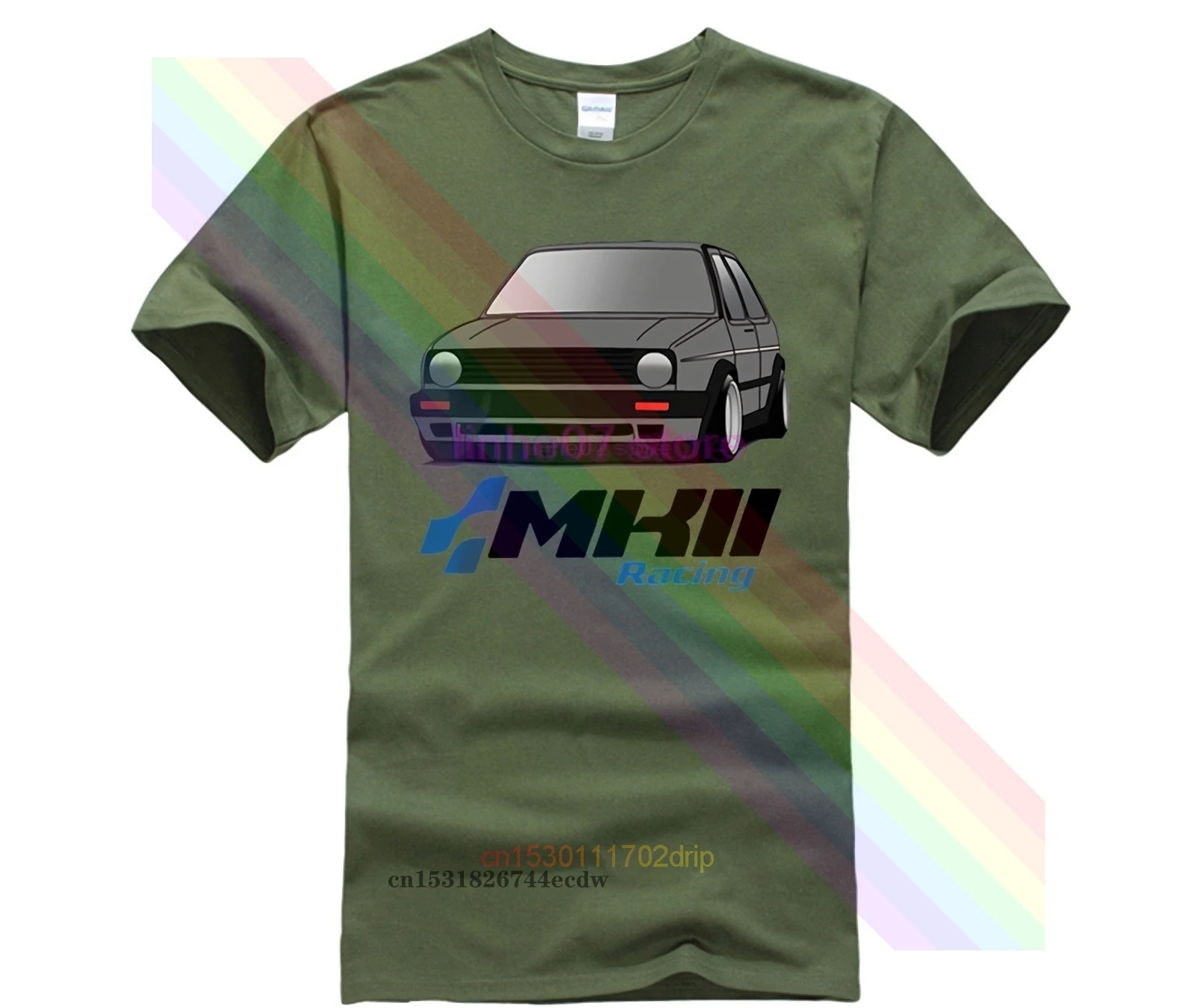 Новинка 2019 модная крутая футболка Golfs Mk2 Gti Racings японские фанаты автомобилей MKII на