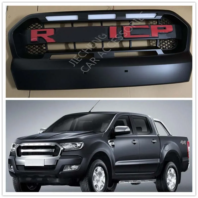 Белый светодиодный радиатор гоночной решетки модифицированный гриль передний