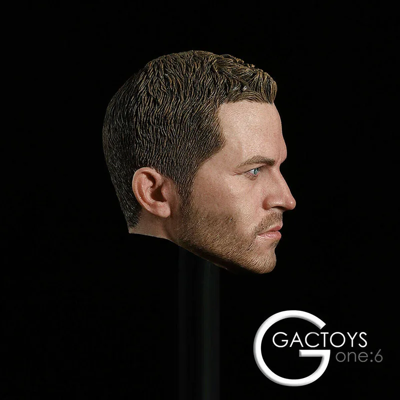 GACTOYS 1/6 Paul Walker Head Sculpt GC028 Male Soldier Head Carving Fit 12''Action Figure Body Dolls images - 6
