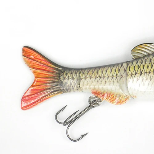 5 сегментов рыболовная приманка крючки с крючком рыболовные снасти в форме 3D