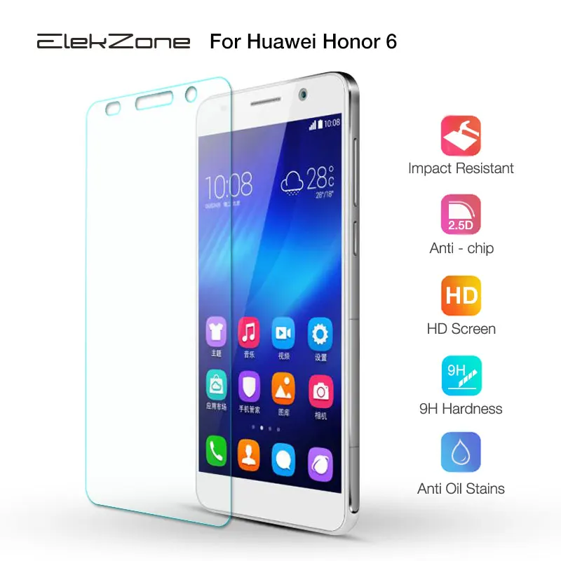 Закаленное стекло 9H 0 3 мм 2.5D премиум пленка для Huawei Honor 6 5 защита экрана H60-L02 1 2 9 8 10 |
