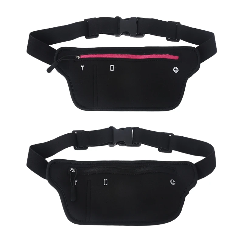 

Running Waist Pack Women&Men Reflective Runner Pouch Belt Fitness Workout Bag Adjustable Sport Fanny Pack Phone Holder