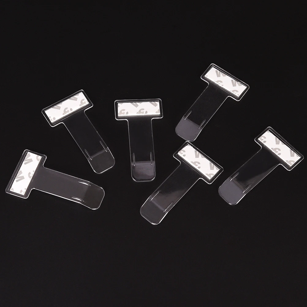 

5Pcs/lot Windscreen Fastener Stickers Kit Car Accessories Car Vehicle Parking Ticket Permit Holder Clip Sticker