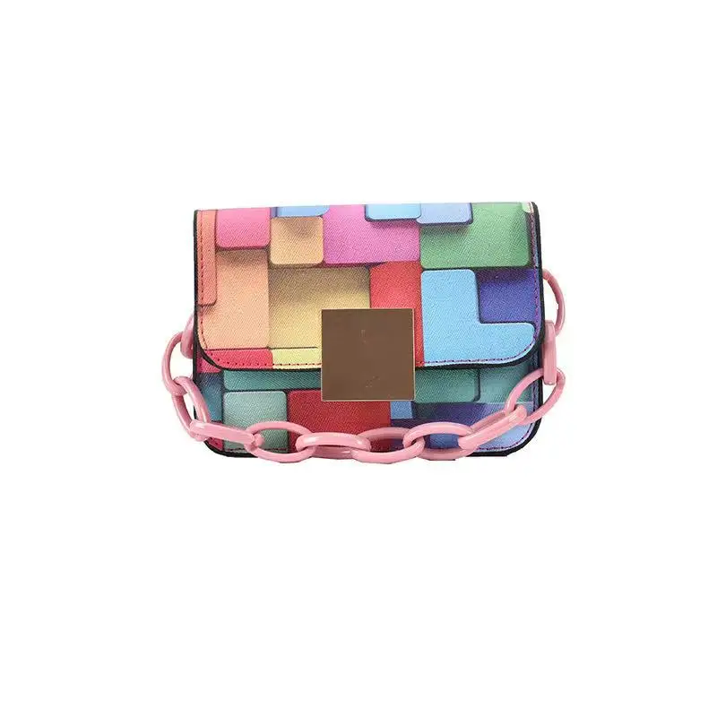 

Female bag 2021 new canvas embroidery fashion small square bag large capacity shoulder bag messenger bag lady brand handbag