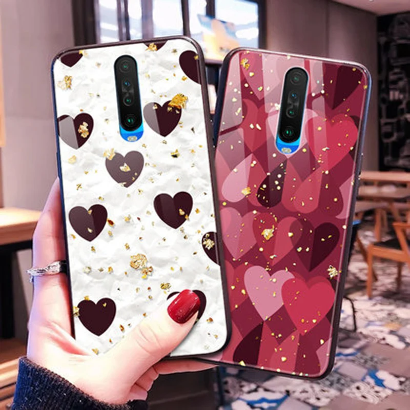 

Для Xiaomi Redmi K30 чехол RedmiK30 K30pro закаленное стекло + силиконовая рамка жесткая задняя крышка для Xiaomi Redmi K30 pro стеклянный чехол