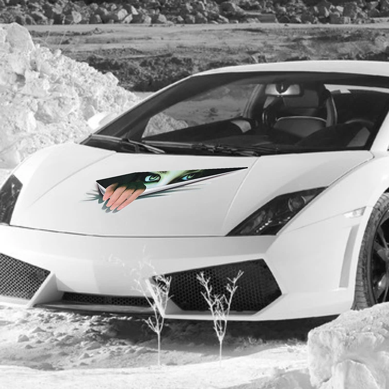 33*9 см автомобильный стикер s Cool 3D Стайлинг Забавный Выглядывающий для автомобиля
