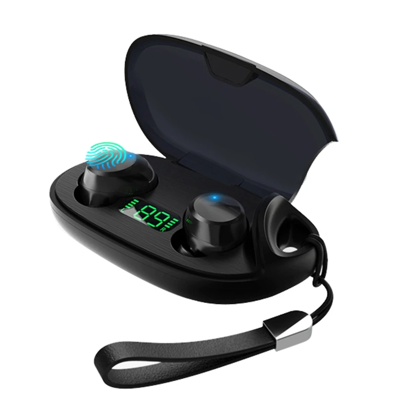 M27 наушники вкладыши TWS с Беспроводной Bluetooth светодиодный Электрический