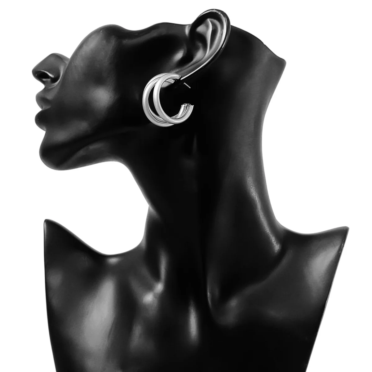 Индивидуальные нестандартные матовые геометрические серьги Icnway женские простые