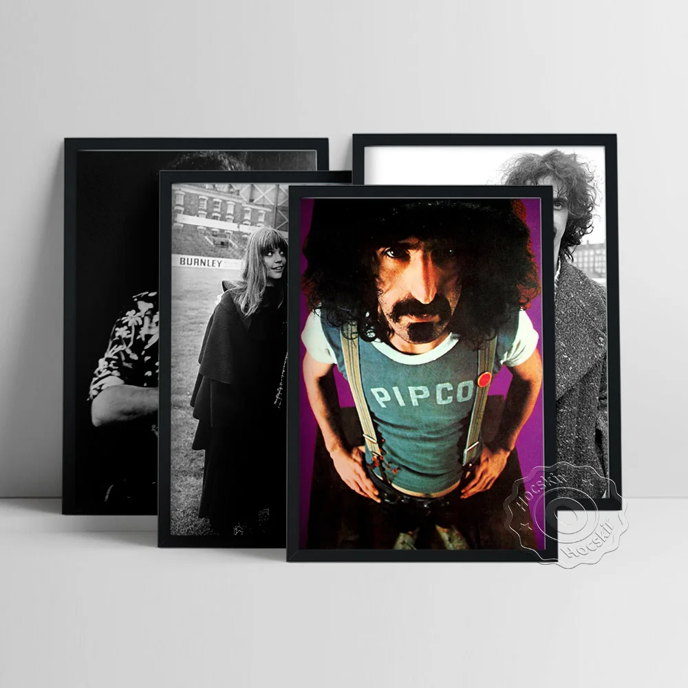 

Frank Zappa American Composer Poster, Singer-Songwriter Zappa Art Prints, Music Star Portrait Painting, Living Room Wall Decor