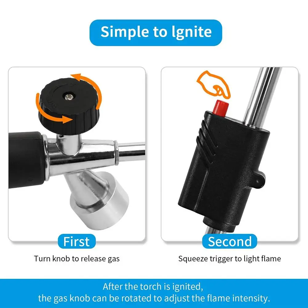 Газовая горелка с регулятором давления прочная Удобная газовая из Бутана и