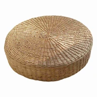 40cm tatami cushion round straw weave handmade pillow floor yoga chair seat mat