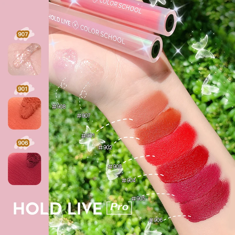 Глазурь для губ HOLD LIVE бархатный матовый блеск воздушная губная помада держится 24