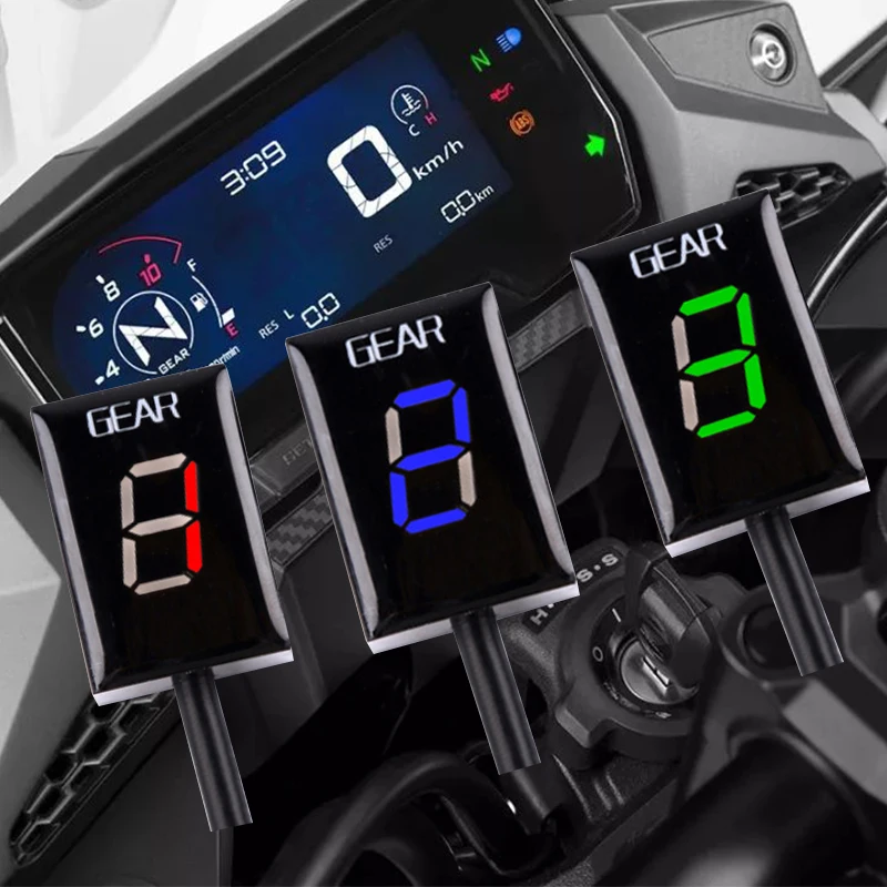 

Индикатор скорости двигателя мотоцикла 1-6 для Honda CBR500F CBF500 CB600S CB650F CB1000R CBR600RR