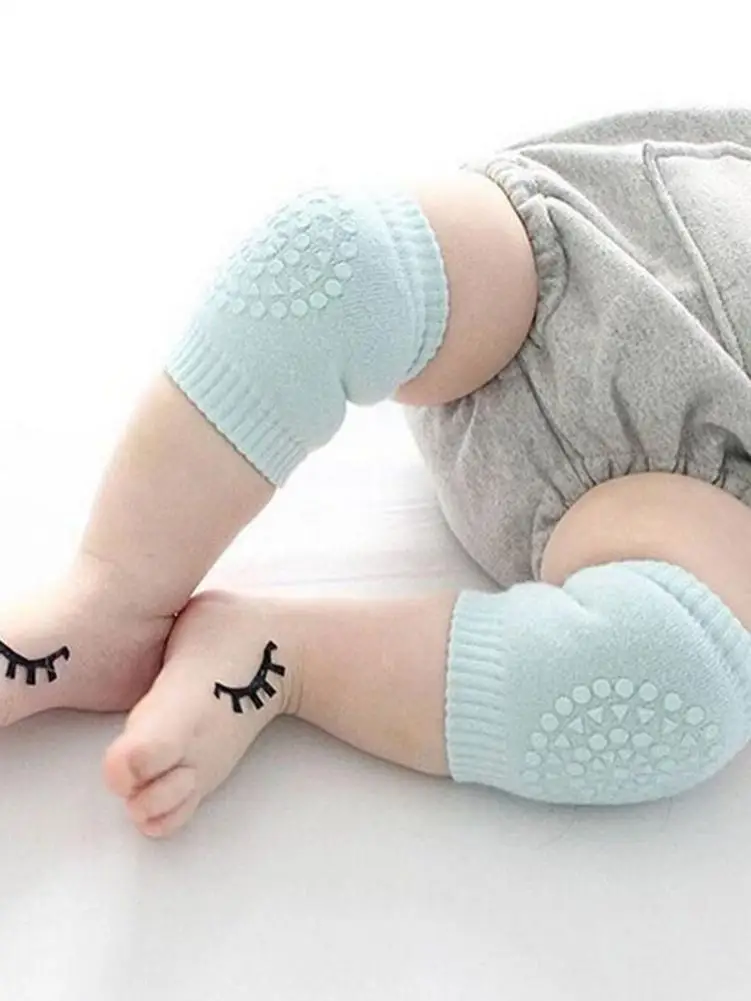 

1 Pair Baby Knee Pad Kids Safety Crawling Elbow Cushion Non-slip Infant Leg Knee Support Protector For 6-24 Months Baby Toddlers