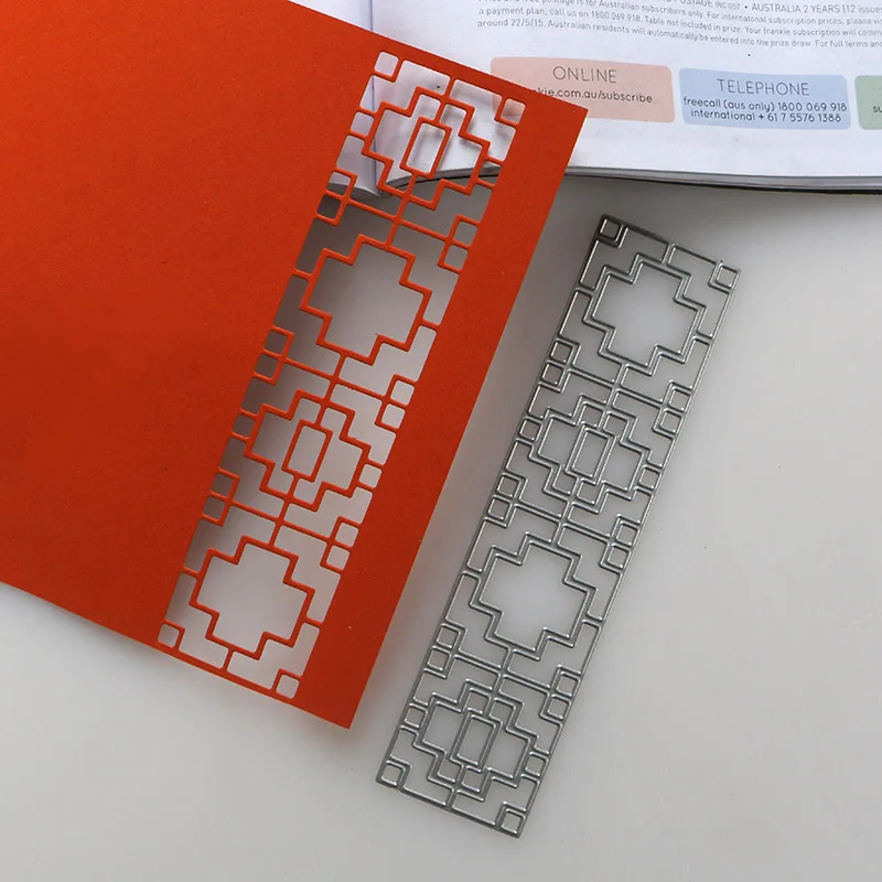 DUOFEN металлические режущие штампы азиатская традиционная рамка трафарет Сделай Сам скрапбук бумажный альбом 2020 Новый