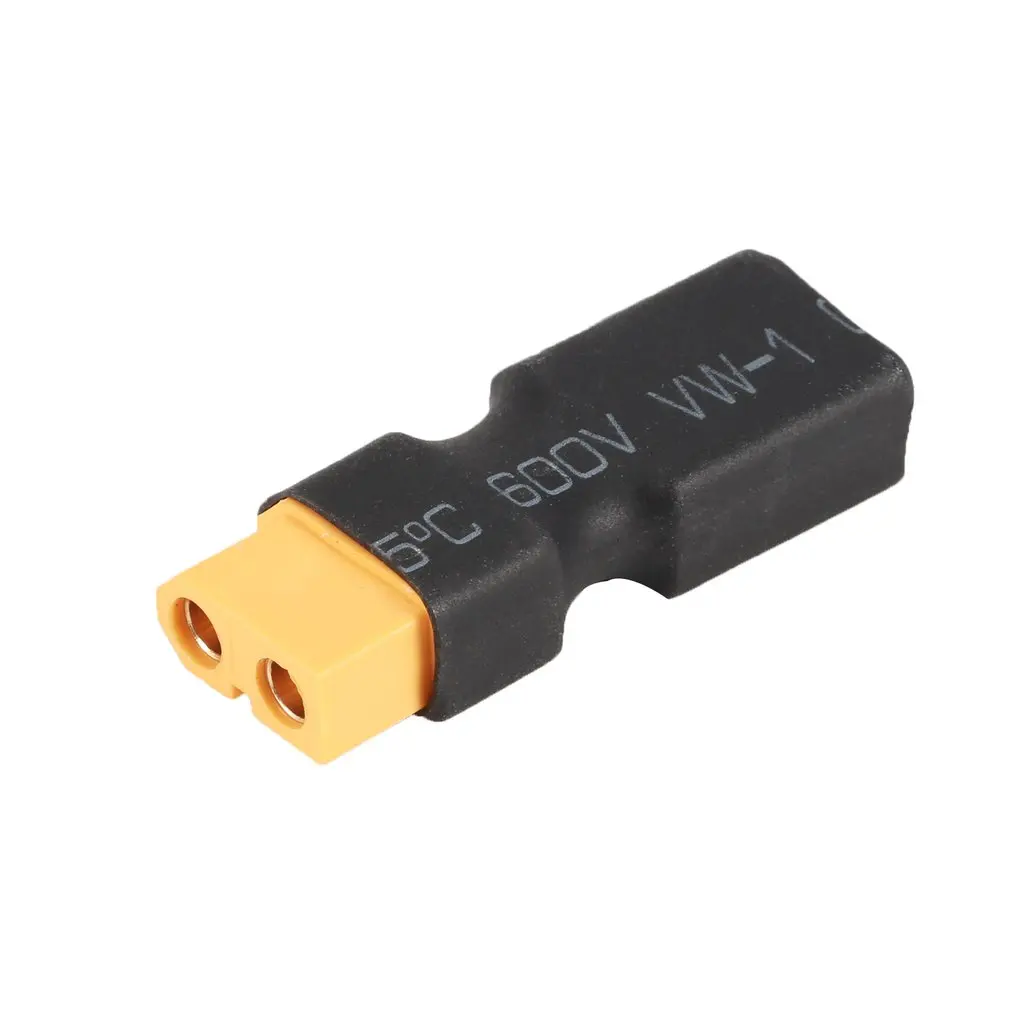 

T Male Plug к XT30 Female Plug Adapter для Lipo Battery Connector для радиоуправляемых моделей вертолетов дронов квадрокоптеров игрушек