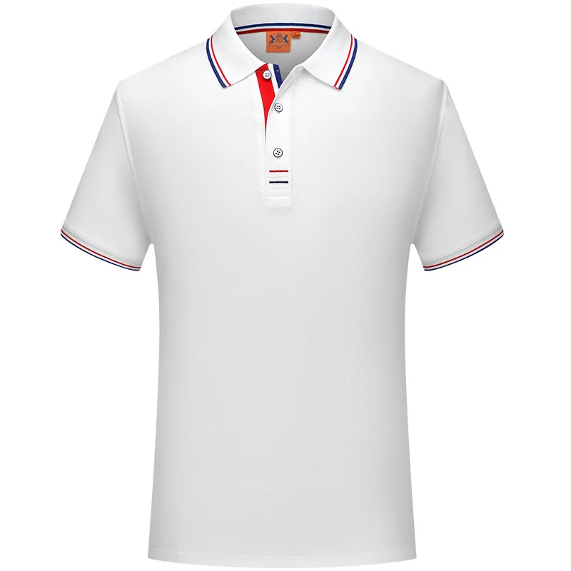 

Men's Polo T-shirt embroidery printing short sleeve corporate culture shirt collar