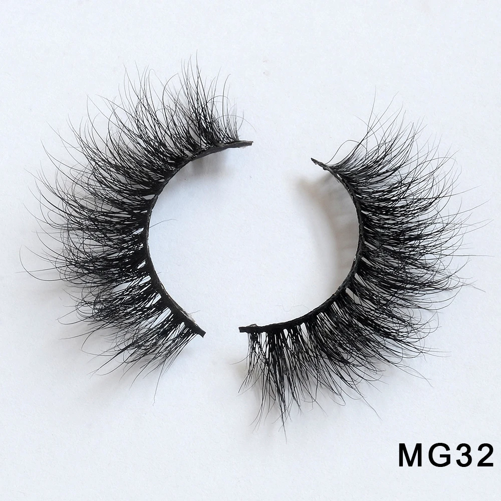 3D норковые ресницы ручной работы многоразовые полные полосы безжалостные