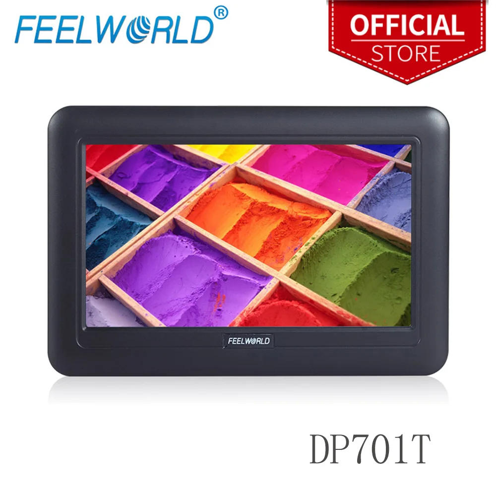 Verkauf Feelworld DP701T 7 Zoll 800x480 TFT Touchscreen USB Monitor Mit Halterung 7