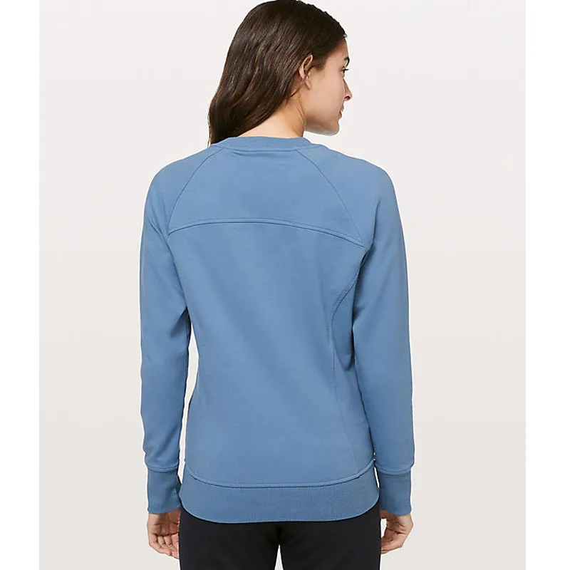 

Scuba Crew Yoga Long Sleeve Shirt O-Neck Pocket Design Hot Sale Soft Comfort