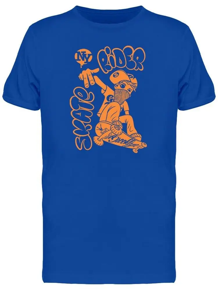 Скейт Райдер Бруклин Мужская футболка Размер S 3XL|Мужские футболки| |