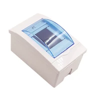 2 3 3 45 69 12 ways circuit breaker distribution protection box indoor wall mounted plastic electric transparent cover