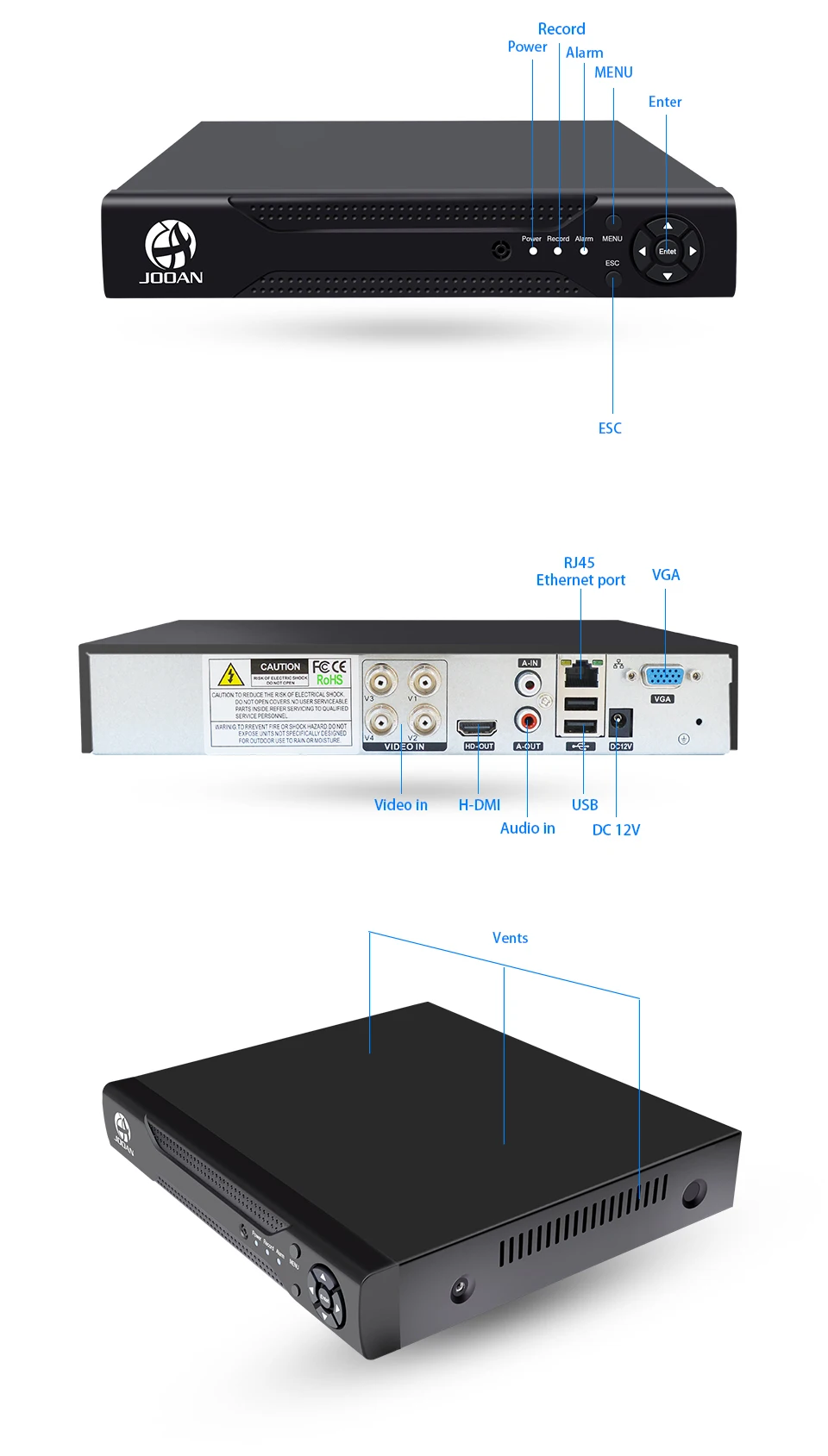 AHD 1080N 4CH CCTV небольшой видеорегистратор 5в1 для CCTV комплект VGA HDMI система безопасности мини NVR для 1080P IP камера цифровой видеорегистратор Onvif PTZ H.264