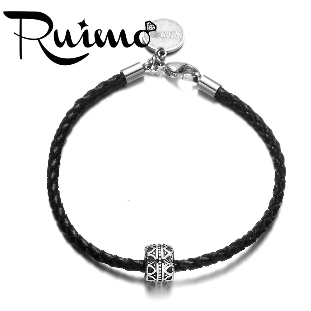 Бусины шармы из нержавеющей стали для браслета 5 мм|Бусины| |