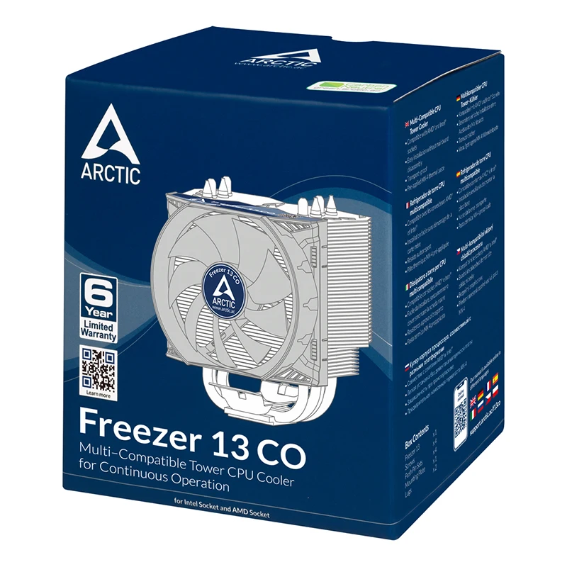 Оригинальный ARCTIC морозильник 13 CO 4pin PWM 92 мм вентилятор TDP 140 Вт Охлаждение для Intel