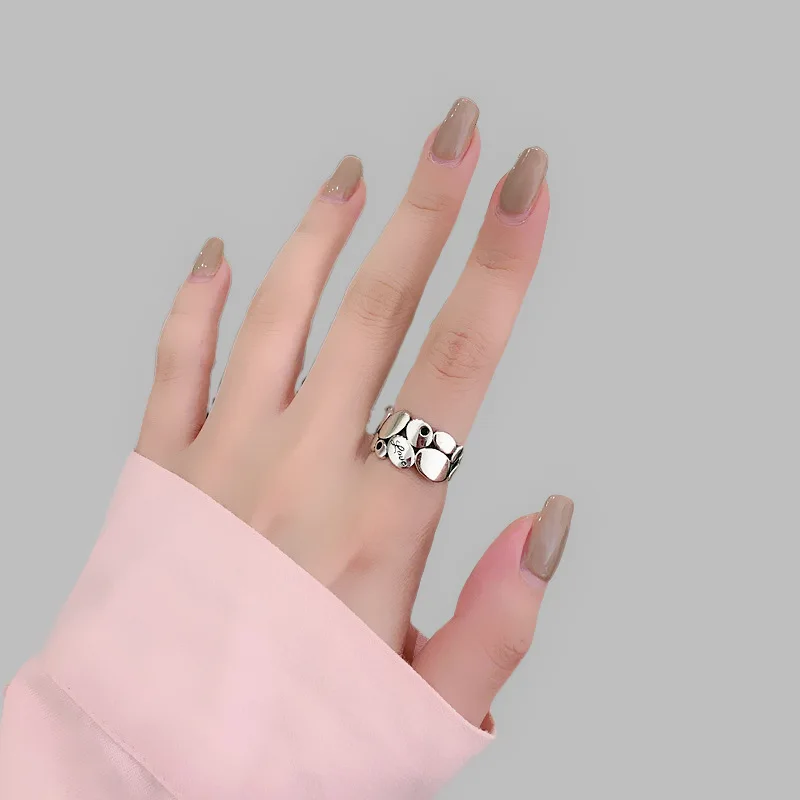 

2020 New Arrival 925 Sterling Silver Leaf Rings For Women Ladies Adjustable Rings Vintage Jewelry