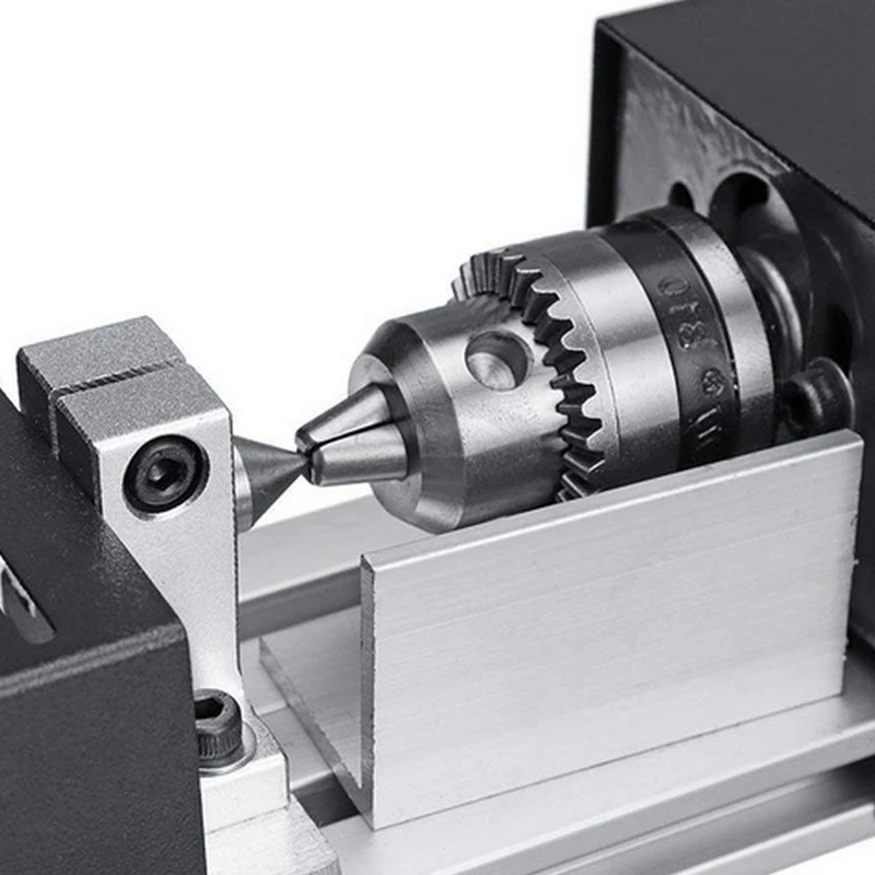 

200W CNC Mini Lathe Machine Tool DIY Woodworking Wood Lathe Milling Machine Grinding Polishing Beads Drill Rotary Tool Set US Pl