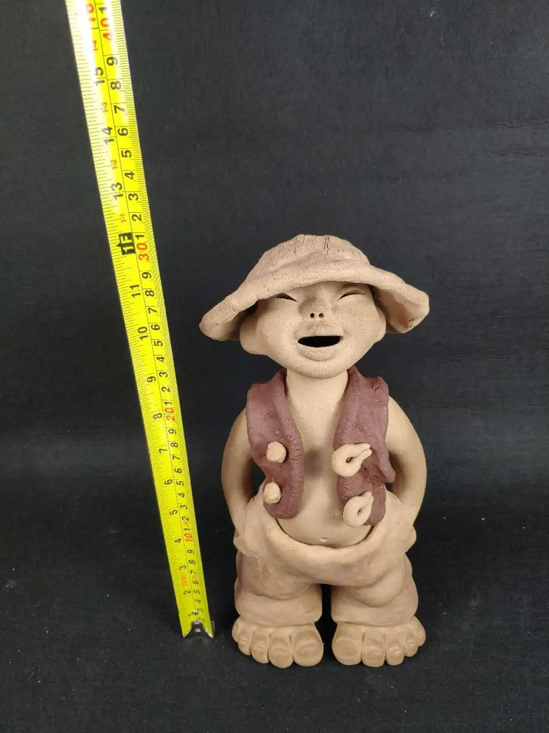 Ceramic doll clay sculpture birthday gift Christmas | Дом и сад