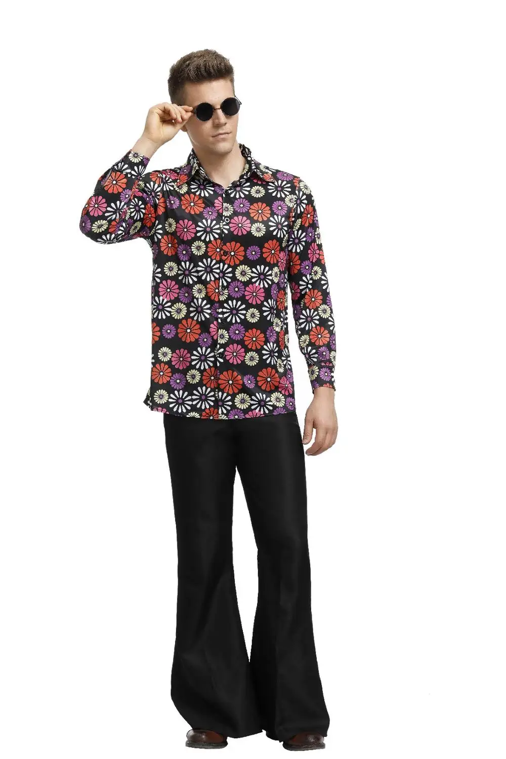 Женские и мужские Костюм хиппи ролевая игра забавные костюм нарядное платье на