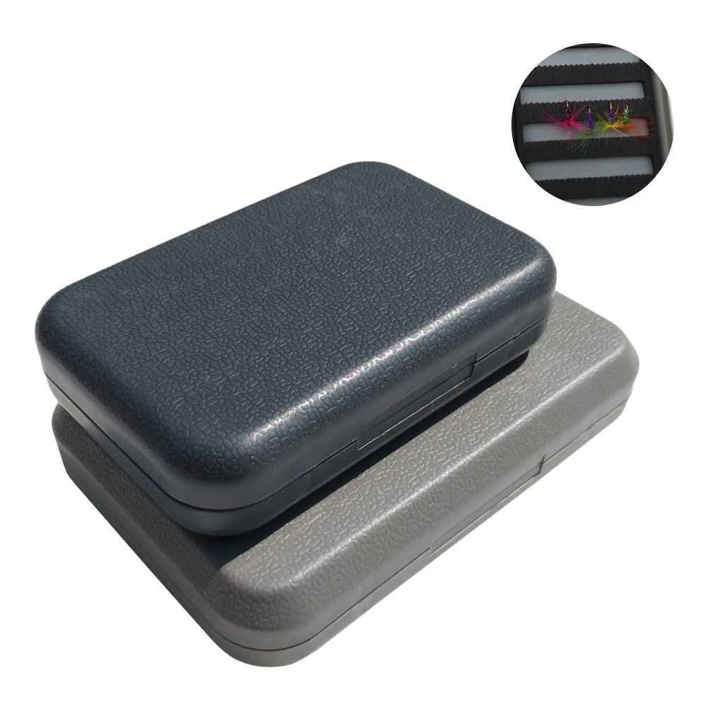 

Fishing Fly Lures Box Bag Waterproof Double Sided Lure Storage Box Slit Foam Fishing Bait Case Organizer Fishing Accessories