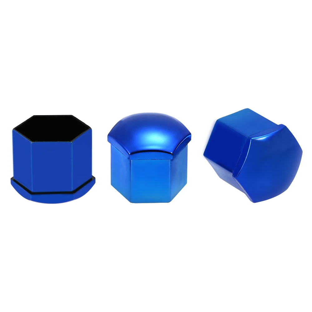 Универсальный 20 шт. 17 мм колеса автомобиля сетчатая крышка красный/синий ABS