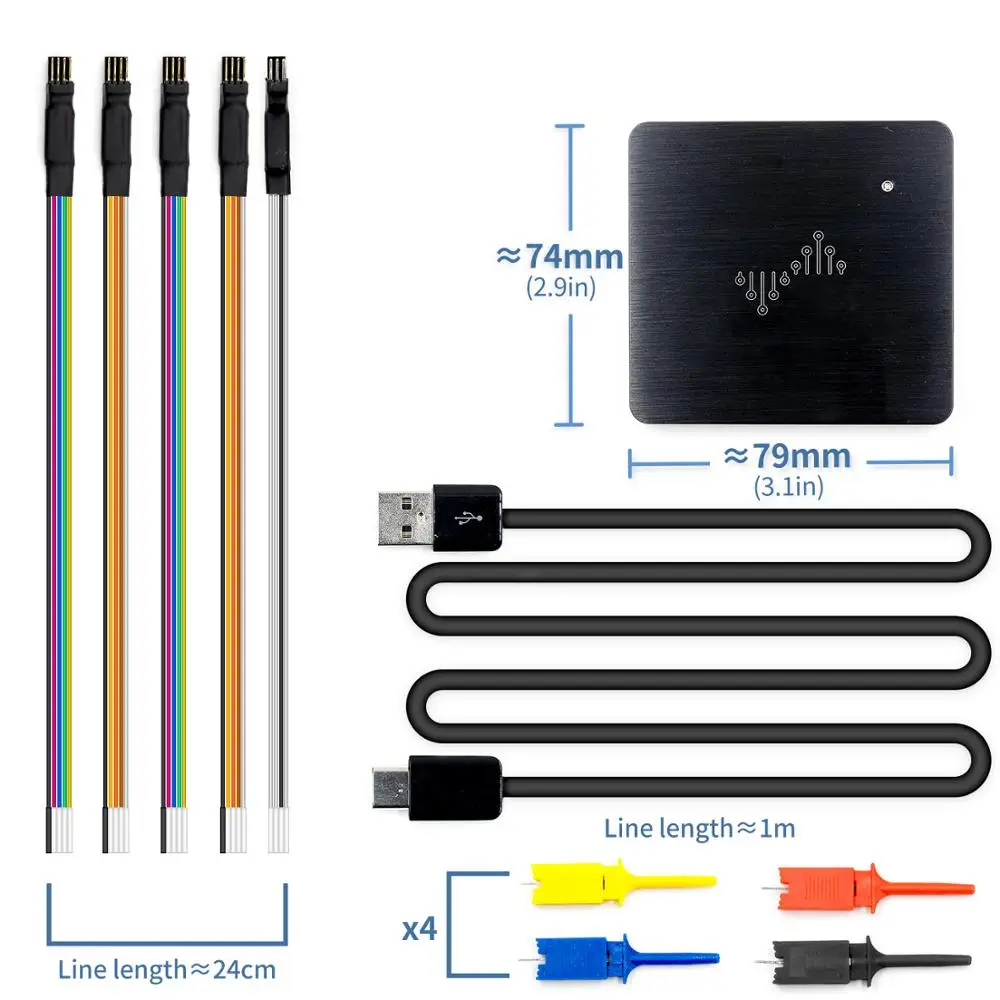 DSLogic Логический анализатор 16 каналов 100 МГц дискретность USB