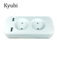 new usb extension socket for phone charge free shipping double usb port 5v 2a usb wall outlet wall outlet kf 01 2