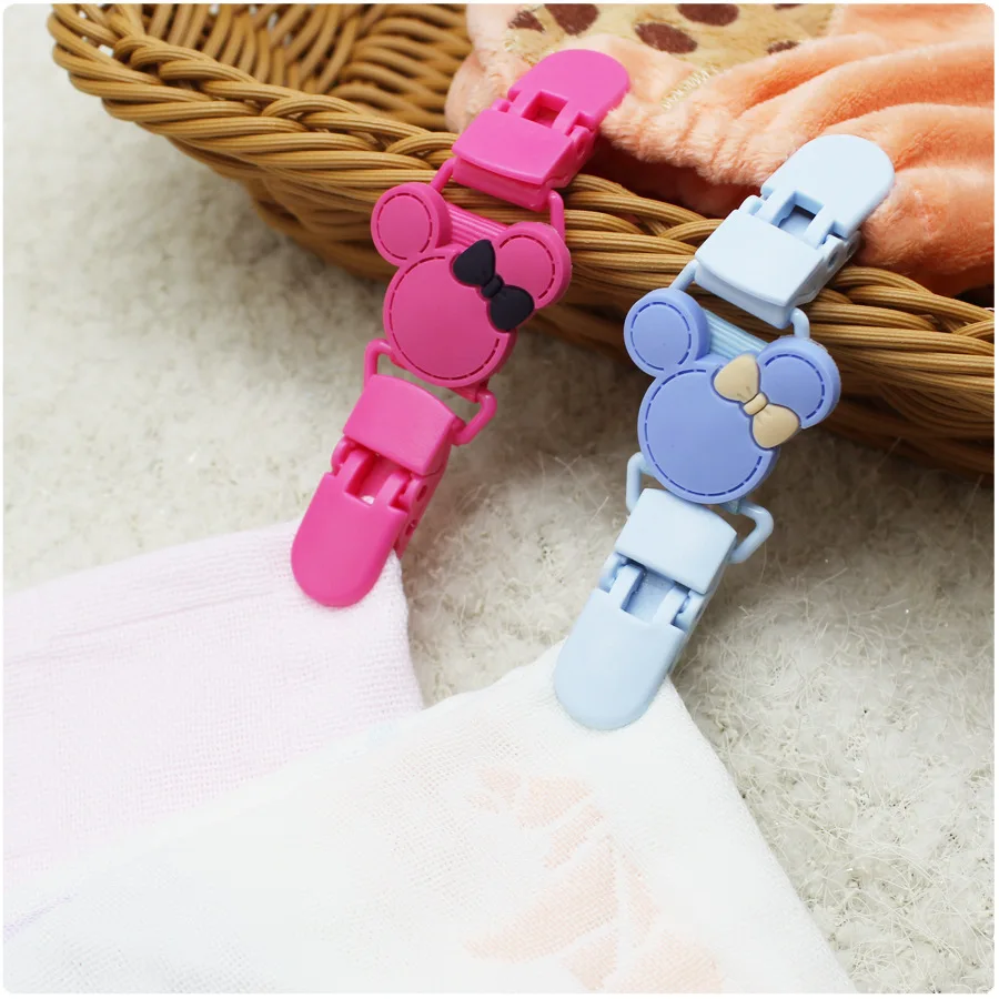 

Infant multifunctional handkerchief anti-dropping clip 5 packs