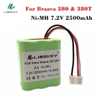 Аккумуляторная батарея 7,2 v 2500mAh Ni-MH для iRobot Braava 380t Mopping Robot Braava 380 Mint 5200 Mint 5200C, робот для чистки полауборки