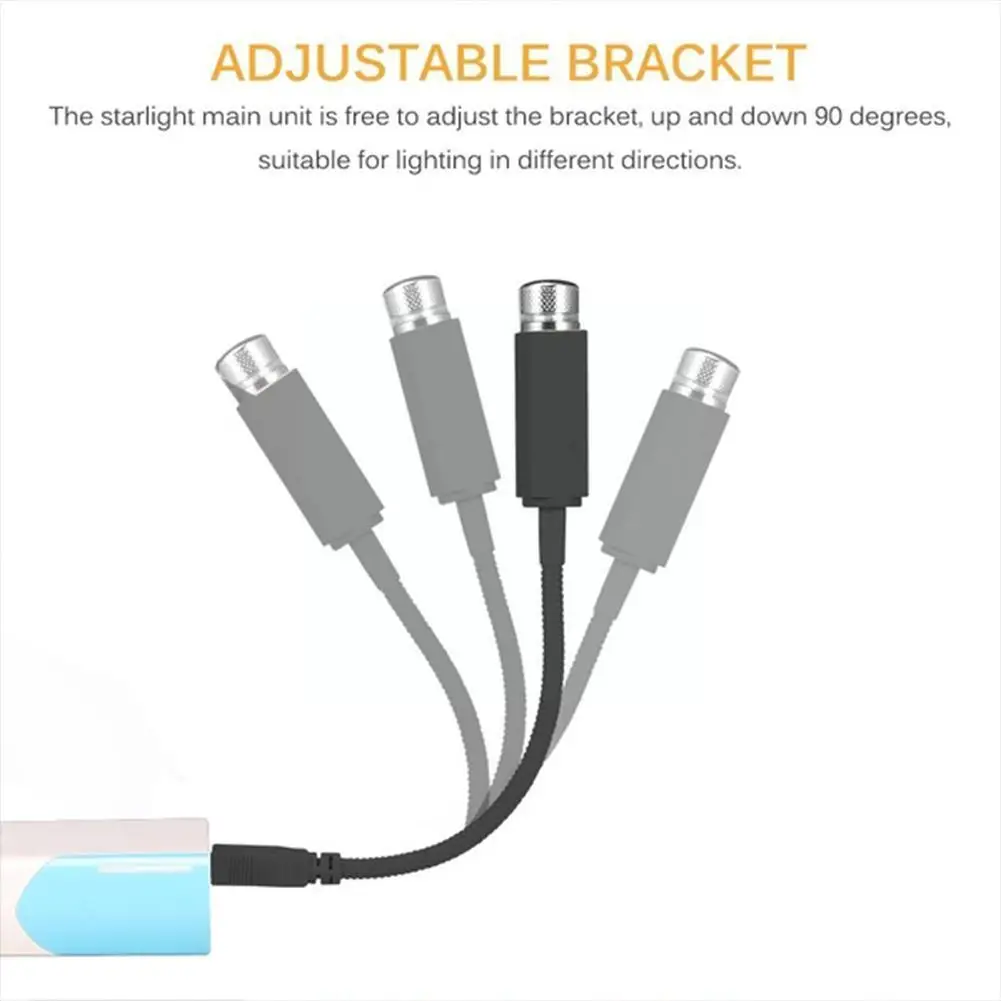 

Car Usb Starry Light Projection Car Atmosphere Light Of Car Led Stars Roof Light Decoration Full Car Atmosphere W2L6