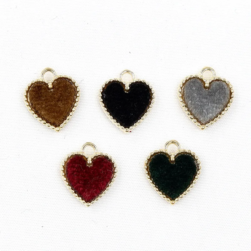 50 шт в наборе летняя Яркая обувь с милыми сердечками для изготовления браслета Ассорти серьги браслет аксессуары для волос ручной работы из...