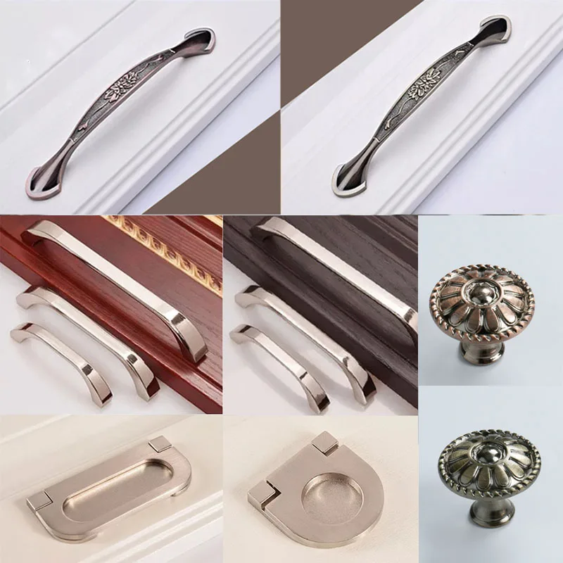 мебельные ручки для мебели цветные Американская кухонная ручка дверная коробка