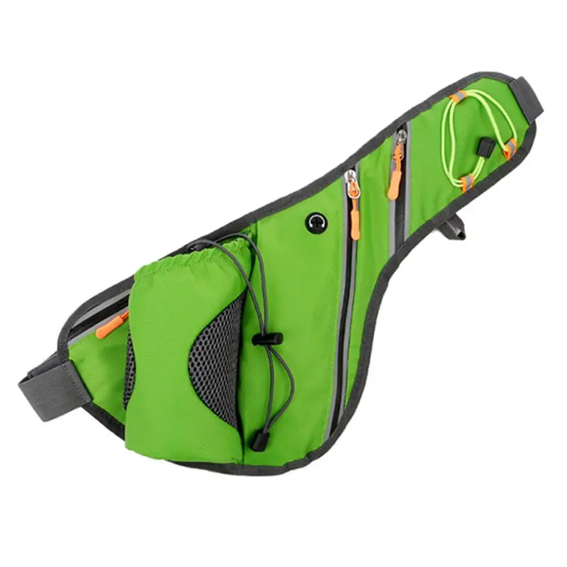 

Sports Mobile Phone Large Capacity Waist Pack with Bottle Holder Texture Bum Bag XXUF