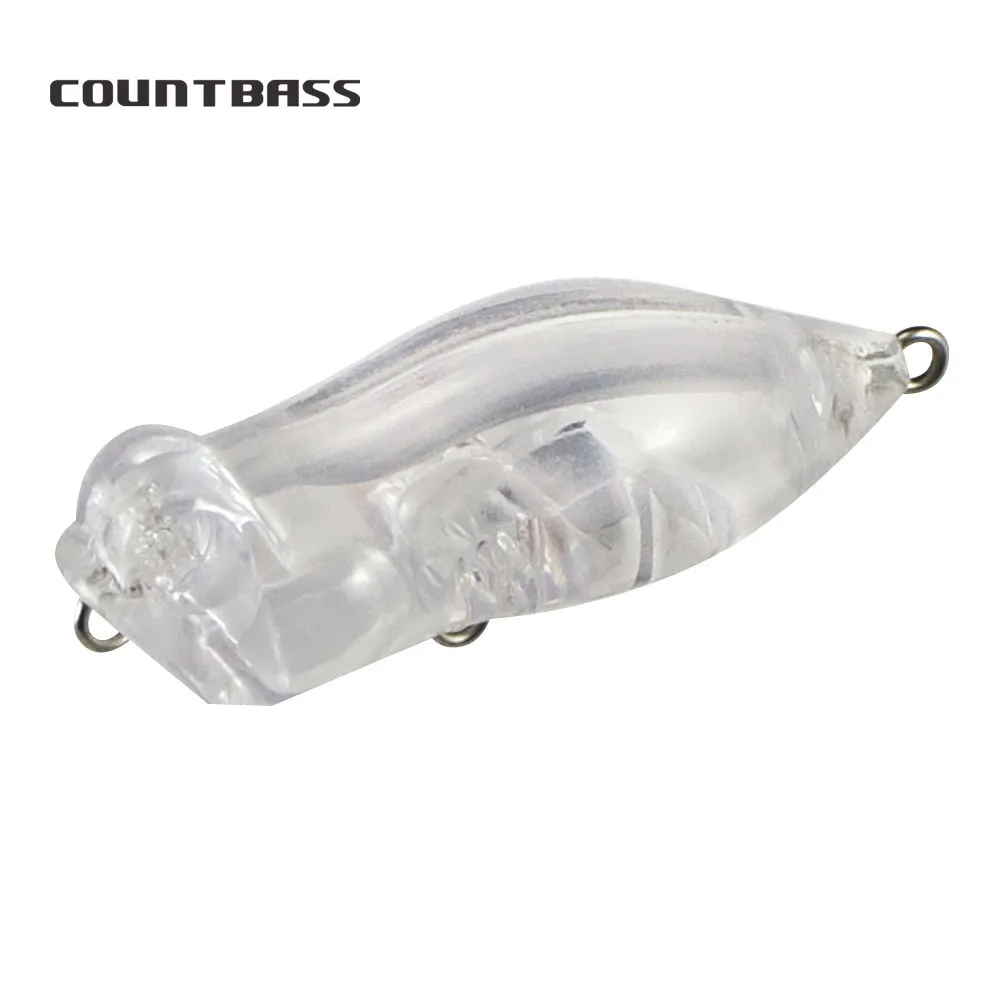 10 шт. чистая жесткая блесна 40 мм 2 6 г топвотер лягушки Поппер Неокрашенная